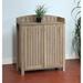 Red Barrel Studio® 6 Pair Shoe Storage Cabinet Manufactured Wood in Brown/Gray | 34.25 H x 31.25 W x 13.5 D in | Wayfair RDBA1143 43636276
