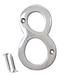 RCH Supply Company 4" H House Number Metal in Gray | 4 H x 2.4 W x 0.2 D in | Wayfair 2278CP100