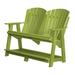 Wildridge Heritage Double Adirondack in Green | 43.5 H x 54 W x 34 D in | Wayfair LCC-130-lime green