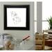Rayne Mirrors Wall Mounted Dry Erase Board Wood in Black/Brown | 43 H x 43 W x 1.5 D in | Wayfair W54/36.5-36.5