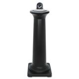 Rubbermaid Commercial Products Rubbermaid GroundsKeeper Tuscan Receptacle in Black/Gray | 35.38 H x 13 W x 13 D in | Wayfair FG9W3000BLA