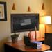 Rayne Mirrors Roman Copper Wall Mounted Chalkboard Wood in Black/Brown | 30 H x 78 W in | Wayfair B41/24.5-72.5