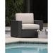 Serta at Home Serta Laguna Outdoor Patio Furniture Collection Arm Chair, Brown Wicker Wicker/Rattan in Brown/Gray | Wayfair DJ16009