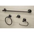 WFX Utility™ 4 - Piece Bathroom Hardware Set Metal in Brown | Wayfair B958D1E4A99A46E398E241C5AA16E859