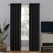 Sun Zero Oslo Theater Grade Extreme 100% out Rod Pocket Curtain Panel Polyester in Black | 95 H in | Wayfair 52475