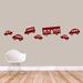 Sweetums Wall Decals 7 Piece Traffic Wall Decal Set Vinyl in Red | 11 H x 23 W in | Wayfair 1049Cranberry