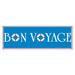 The Beistle Company Bon Voyage Sign Banner Wall Décor in Blue | 21 H x 60 W in | Wayfair 57750