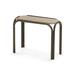 Telescope Casual Robinett Plastic/Resin Outdoor Side Table Plastic/Metal in Gray/Brown | 19.5 H x 25 W x 11 D in | Wayfair 114JP6002