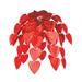 The Holiday Aisle® Heart Cascade Wall Decor in Red | 24 H x 16 W in | Wayfair 0BD05F11FBEB43CBB83A0BB90D3C8EFD