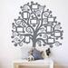 The Decal Guru Family Tree Pictures Wall Decal Vinyl in Gray | 60 H x 54 W in | Wayfair 1939-WALL-01-25