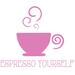 The Decal Guru Espresso Yourself Wall Decal Vinyl, Glass in Pink | 24 H x 29 W in | Wayfair 1955-WALL-01-07