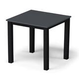 Telescope Casual Robinett Plastic/Resin Outdoor Side Table Plastic/Metal in Gray/White/Black | 19.5 H x 21 W x 21 D in | Wayfair 5008P3S01