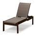 Telescope Casual Leeward MGP Sling Lay-flat Stacking Armless Long Frame Chaise w/ Wheels Plastic | 43.75 H x 28.5 W x 72 D in | Outdoor Furniture | Wayfair