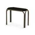 Telescope Casual Robinett Plastic/Resin Outdoor Side Table Plastic/Metal in Black | 19.5 H x 25 W x 11 D in | Wayfair 114JP7002