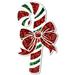 The Holiday Aisle® Prismatic Candy Cane Cutout | 16 H x 10 W x 0.01 D in | Wayfair THLA8016 40758595