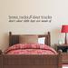 Sweetums Wall Decals Bows Racks & Deer Tracks Wall Decal Vinyl in Black | 10 H x 60 W in | Wayfair 3172DkGray