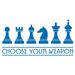 The Decal Guru Chess Weapons Wall Decal Vinyl in Blue | 15 H x 30 W in | Wayfair 1278-WALL-01-17