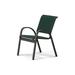 Red Barrel Studio® Hiraku Stacking Patio Dining Chair Sling in Gray | 33.25 H x 23.5 W x 26 D in | Wayfair 01736FC5F2DA418195DE9947A4B3D225