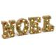 The Holiday Aisle® 36" Pre-Lit Noel Decoration Metal | 10.63 H x 2.76 W x 36.22 D in | Wayfair THDA6775 43339476