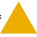 The Decal Guru Triangle Pattern Wall Decal Vinyl in Orange/Yellow | 4 H x 4 W in | Wayfair 1271-WALL-01-04