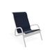 Latitude Run® Gardenella Beach Chair Metal in White | 30 H x 24 W x 32.5 D in | Wayfair 961C6B2FD1D847ED8E8BDC5D94E28EF2