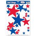 The Holiday Aisle® Patriotic Star Cling Set in Blue/Red | Wayfair THLA2637 39611255