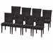 Wildon Home® Anishia Patio Dining Chair Metal in Black | 36 H x 21 W x 18 D in | Wayfair 65391785356C46D7BBA13FA3A1B8405A