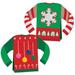 The Holiday Aisle® 3-D Ugly Sweater Centerpiece Set in Green/Red | Wayfair THLA7954 40758470