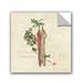 The Holiday Aisle® Mayberry Holiday Stockings Removable Wall Decal Canvas/Fabric in Brown/Green/Red | 18 H x 18 W in | Wayfair