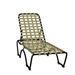 Tropitone Kahana 79" Long Reclining Single Chaise Lounge Metal in Black | 39.5 H x 27 W x 79 D in | Outdoor Furniture | Wayfair 260532_OBS_MOA