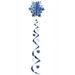 The Holiday Aisle® Snowflake Whirl in Blue/White | Wayfair THLA7967 40758493