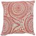 The Pillow Collection Chione Graphic Bedding Sham Polyester in Red | 26 H x 26 W x 8 D in | Wayfair EURO-BAR-M9549-CHERRY-P100