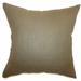 The Pillow Collection Cameo Solid Bedding Sham 100% Linen | 26 H x 26 W x 8 D in | Wayfair EURO-MVT-1138-HICKORY-L100