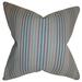 The Pillow Collection Jaylen Stripes Bedding Sham 100% Cotton | 26 H x 26 W x 8 D in | Wayfair EURO-tpc-5010-c100-2