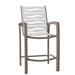 Tropitone South Beach EZ Span™ 28" Patio Bar Stool in Gray/Brown | 43.5 H x 24 W x 25.5 D in | Wayfair 230526WV_MOC_DRW