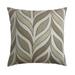 The Pillow Collection Veradis Bedding Sham Polyester in Gray | 26 H x 26 W x 8 D in | Wayfair EURO-BAR-M9658-DRIFTWOOD-P100