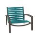 Tropitone South Beach EZ Span™ Patio Chair in Gray/Brown | 22.5 H x 26.5 W x 28.5 D in | Wayfair 230513RB_GPH_JDE