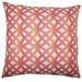 The Pillow Collection Heulwen Geometric Bedding Sham Cotton Blend in Pink/White | 30 H x 20 W x 5 D in | Wayfair