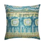 The Pillow Collection Xantara Ikat Bedding Sham Polyester | 26 H x 26 W x 8 D in | Wayfair EURO-MER-M9622-LAGOON-P100