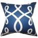 The Pillow Collection Demelza Geometric Bedding Sham 100% Cotton | 26 H x 26 W in | Wayfair EURO-mvt-2501-navy
