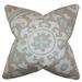 The Pillow Collection Wella Floral Bedding Sham 100% Cotton in Gray | 26 H x 26 W x 8 D in | Wayfair EURO-pp-suzani-powderblue-c100