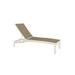 Tropitone Kor 78.5" Long Single Chaise Metal in White | 42 H x 28.5 W x 78.5 D in | Outdoor Furniture | Wayfair 891533_PMT_Gold Coast