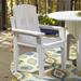 Uwharrie Chair Carolina Preserves Pine Patio Dining Armchair Wood in Yellow | 35.5 H x 25.5 W x 21.5 D in | Wayfair C075-074