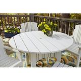 Uwharrie Chair Carolina Preserves Wood Dining Table Wood/Metal in Green | 29.25 H x 48 W x 48 D in | Outdoor Dining | Wayfair C094-024