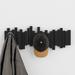 Umbra Sticks 5 - Hook Wall Mounted Coat Rack Plastic in Black | 1.13 H x 19.38 W x 7.13 D in | Wayfair 318211-040