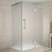Aston Avalux 33" x 72" Rectangle Hinged Shower Enclosure in Gray | 72 H x 33 W x 30 D in | Wayfair SEN987F-CH-3330-10