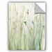 Gracie Oaks Makowski Spring Grasses II Crop Removable Wall Decal Vinyl in Blue/Brown | 14 H x 18 W in | Wayfair 02699A1A38BD4D11A3E8E4023E497046