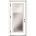 Verona Home Design Internal Grilles Glass Primed Steel Prehung Front Entry Door Metal | 80 H x 30 W x 1.75 D in | Wayfair ZZ364739R