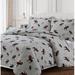 Millwood Pines Anders Oversized Duvet Cover Set Flannel/Cotton in Red | Queen Duvet Cover + 2 Shams | Wayfair 2A6B057883AD405EA81057CBAFACC590