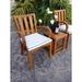 Red Barrel Studio® Claris Indoor/Outdoor Dining Chair Cushion Synthetic in White | 2 H x 21 W x 20 D in | Wayfair 2DB49EBB85504F658B2DA04B9789A531